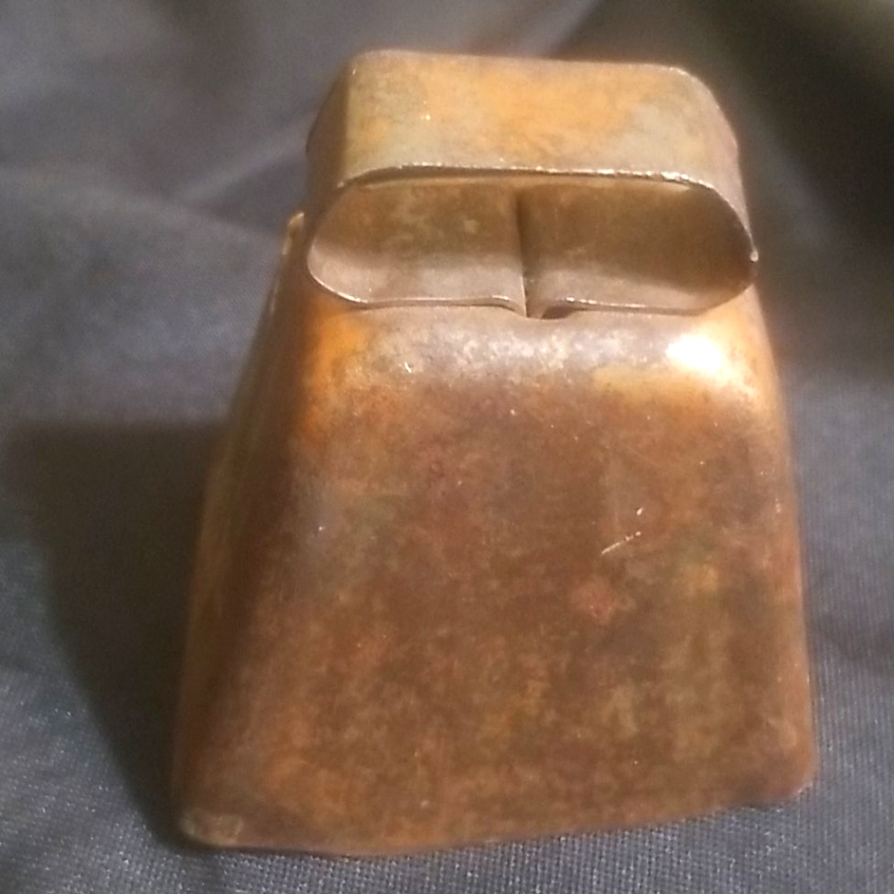 Vintage copper cow bell